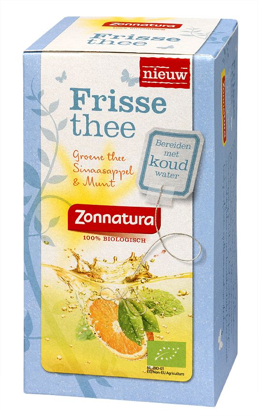 zonnatura frisse thee munt sinaasappel